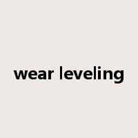 wear leveling是什么意思