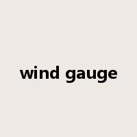 wind gauge是什么意思