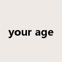 your age是什么意思