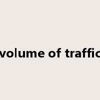 volume of traffic是什么意思