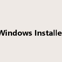 Windows Installer是什么意思