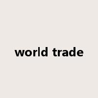 world trade是什么意思