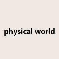 physical world是什么意思