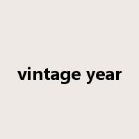 vintage year是什么意思