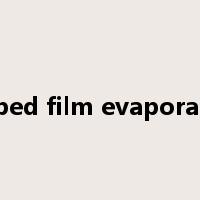 wiped film evaporator是什么意思