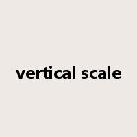 vertical scale是什么意思