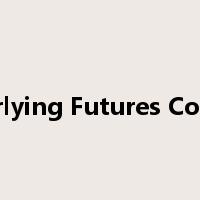 Underlying Futures Contract是什么意思