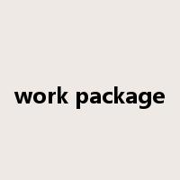 work package是什么意思
