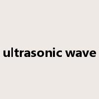 ultrasonic wave是什么意思