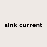 sink current是什么意思