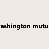 washington mutual是什么意思
