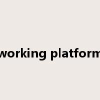 working platform是什么意思