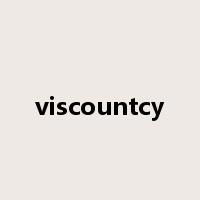 viscountcy是什么意思