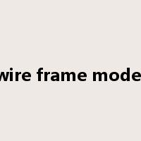 wire frame model是什么意思
