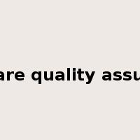 software quality assurance是什么意思