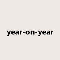 year-on-year是什么意思
