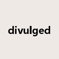 divulged是什么意思