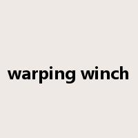 warping winch是什么意思