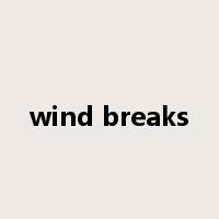 wind breaks是什么意思
