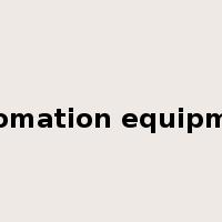 automation equipment是什么意思
