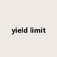 yield limit是什么意思