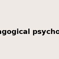pedagogical psychology是什么意思
