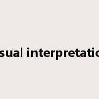 visual interpretation是什么意思