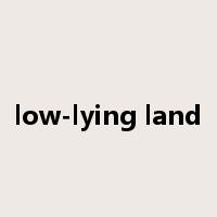 low-lying land是什么意思