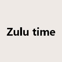 Zulu time是什么意思