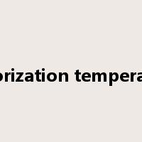 vaporization temperature是什么意思