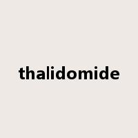 thalidomide是什么意思
