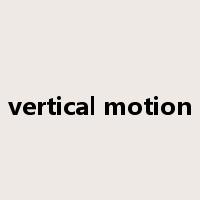 vertical motion是什么意思