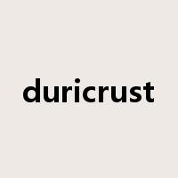 duricrust是什么意思