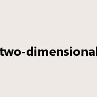two-dimensional是什么意思