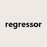 regressor是什么意思