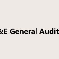 C&E General Auditor是什么意思