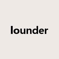lounder是什么意思