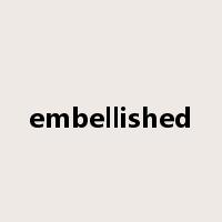 embellished是什么意思