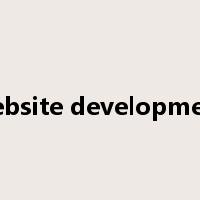website development是什么意思