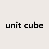 unit cube是什么意思