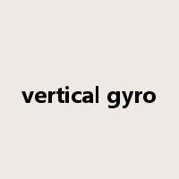 vertical gyro是什么意思