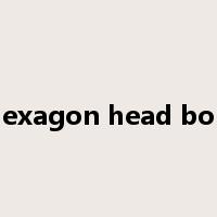 hexagon head bolt是什么意思