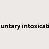 voluntary intoxication是什么意思