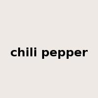 chili pepper是什么意思