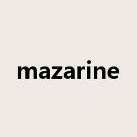 mazarine是什么意思
