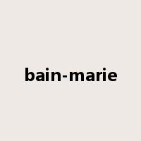 bain-marie是什么意思
