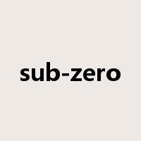 sub-zero是什么意思