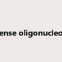 antisense oligonucleotides是什么意思