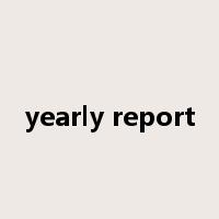yearly report是什么意思