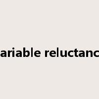 variable reluctance是什么意思